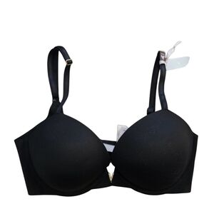 NWT Victorias Secret Lined Black Bra 34DD